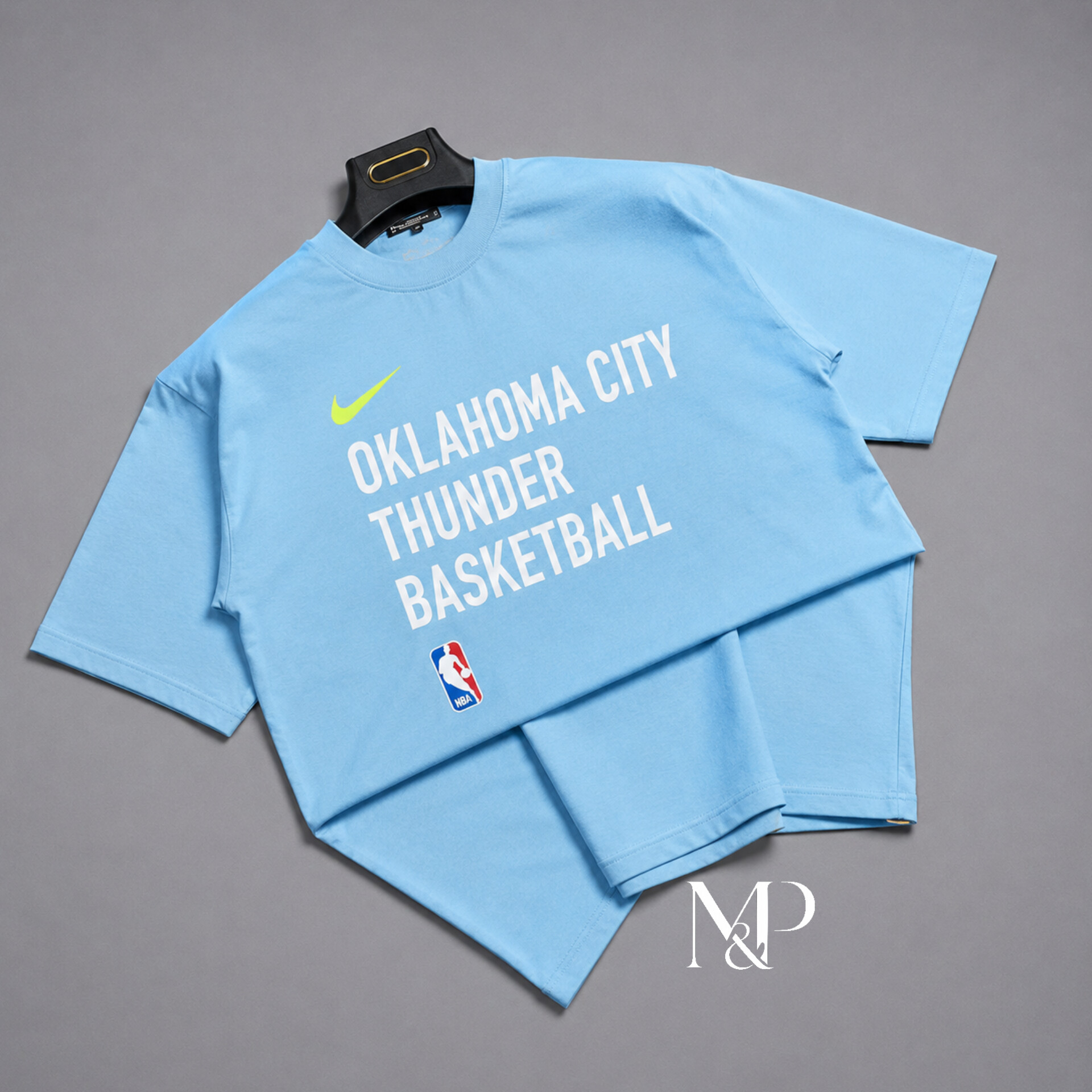 تیشرت دورس دو نخ باکسی مردانه NBA